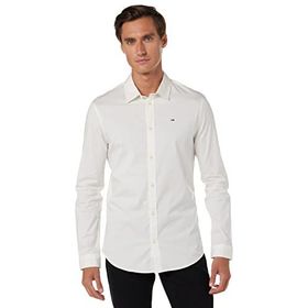 Tommy Hilfiger DM0DM04405-100 Beyaz Erkek Gömlek