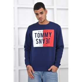 Tommy Hilfiger DM0DM08473 Mavi Erkek Sweatshirt