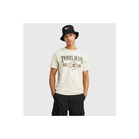 Tommy Hilfiger DM0DM16231 Acı Krem Erkek T-shirt