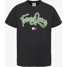 Tommy Hilfiger DM0DM16403-BDS Siyah Erkek T-shirt