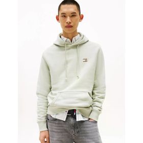 Tommy Hilfiger DM0DM20258 TJM Reg Badge Hoodie EXT Yeşil Erkek Sweatshirt