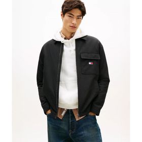 Tommy Hilfiger DM0DM22018-BDS Padded Tech Cord Overshirt Siyah Erkek Gömlek