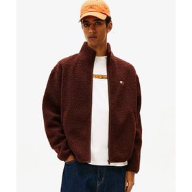 Tommy Hilfiger DM0DM22078-GS7 RLX Badge FZ Teddy Kahverengi Erkek Sweatshirt