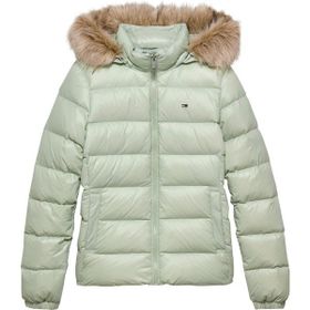 Tommy Hilfiger DW0DW18312 M1C Yeşil3 Kapüşonlu Kadın Montu