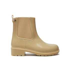 Tommy Hilfiger Flag Rainboot Bej Kadın Bot