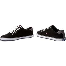 Tommy Hilfiger FM0FM00596 Black Vulcanized Erkek Sneaker