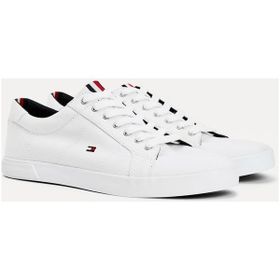 Tommy Hilfiger FM0FM01536 Triple White Iconic Long Lace Sneaker Erkek Ayakkabı