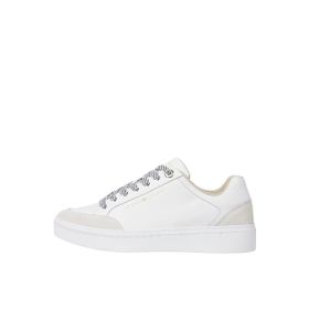 Tommy Hilfiger FW0FW07683YBS Beyaz Deri Sneaker Kadın Spor Ayakkabı