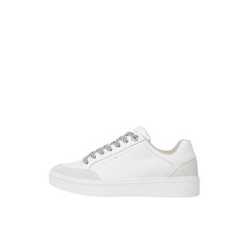 Tommy Hilfiger FW0FW07683YBS Beyaz Deri Sneaker Kadın Spor Ayakkabı