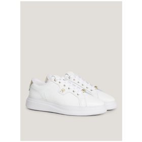 Tommy Hilfiger FW0FW077800K7 Beyaz Deri Kadın Sneaker