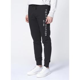 Tommy Hilfiger MW0MW08388BDS Normal Kalıp Düz Siyah Erkek Eşofman Altı