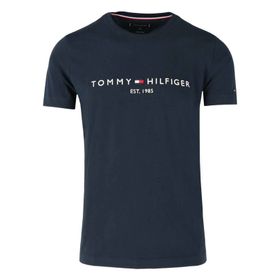 Tommy Hilfiger MW0MW11465403 Bisiklet Yaka Mavi Erkek T-shirt
