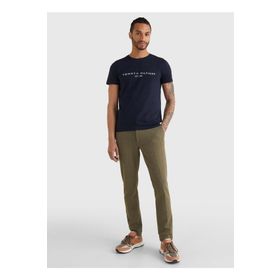 Tommy Hilfiger MW0MW11465403 Bisiklet Yaka Mavi Erkek T-shirt