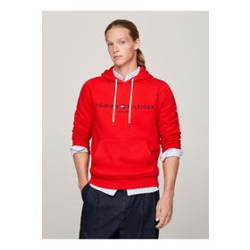 Tommy Hilfiger MW0MW11599 Kapüşon Yaka Kırmızı Erkek Sweatshirt