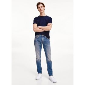 Tommy Hilfiger MW0MW156031BB Mavi Erkek Kot Pantolon