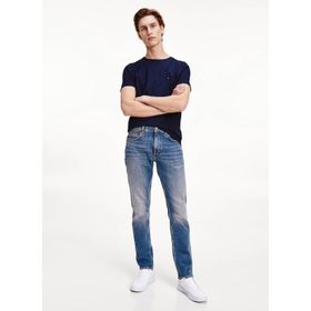 Tommy Hilfiger MW0MW156031BB Mavi Erkek Kot Pantolon