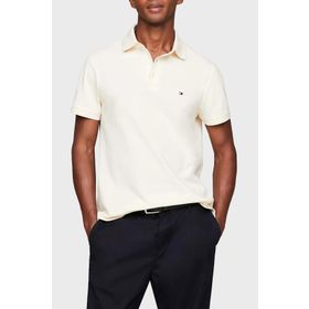 Tommy Hilfiger MW0MW17771 AEF Bej Polo Yaka Erkek T-shirt