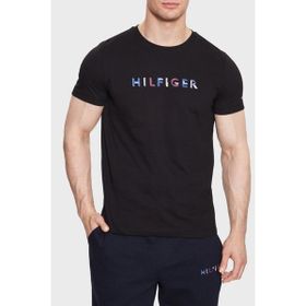 Tommy Hilfiger MW0MW30035BDS Bisiklet Yaka Siyah Erkek T-Shirt
