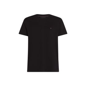 Tommy Hilfiger MW0MW37267BDS Bisiklet Yaka Siyah Erkek T-Shirt