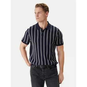 Tommy Hilfiger MW0MW41949 Knitted Vertical Stripe Ss Erkek Polo Tişört