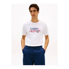 Tommy Hilfiger MW0MW42369 Brand Love Big Text Erkek Tişört