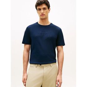 Tommy Hilfiger MW0MW42380 Mix Media Interlock Tee Erkek Tişört