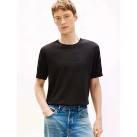 Tommy Hilfiger MW0MW42380BDS Mix Media Interlock Erkek Tişört