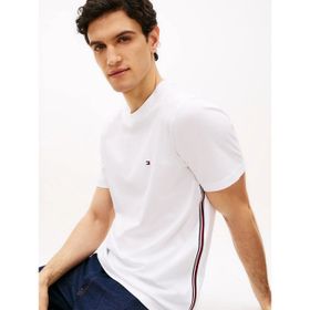 Tommy Hilfiger MW0MW42393YBR Global Stripe Erkek Tişört