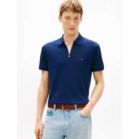 Tommy Hilfiger MW0MW42758DCC Interlock Zip Reg Erkek Polo Tişört