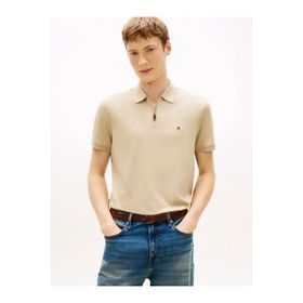 Tommy Hilfiger MW0MW42758RBT Interlock Zip Reg Erkek Polo Tişört