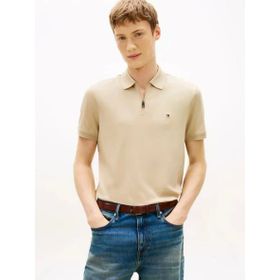Tommy Hilfiger MW0MW42758RBT Interlock Zip Reg Erkek Polo Tişört