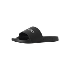 Tommy Hilfiger Raised Pool Slide Siyah Erkek Terlik