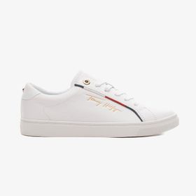 Tommy Hilfiger Signature Beyaz Kadın Spor Ayakkabı