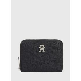Tommy Hilfiger Siyah Kadın 10x19x2,5 AW0AW14649BDS Fermuarlı Cüzdan