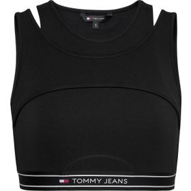 Tommy Hilfiger Taping Siyah L Kadın Tayt