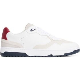 Tommy Hilfiger TH Basket Better RWB LTH Beyaz Erkek Klasik Sneaker