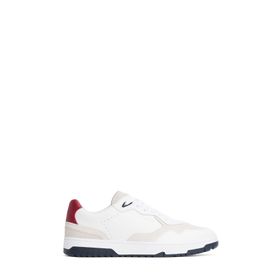 Tommy Hilfiger TH Basket Better RWB LTH Beyaz Erkek Klasik Sneaker