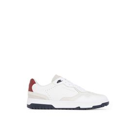 Tommy Hilfiger TH Basket Better RWB LTH Beyaz Erkek Klasik Sneaker