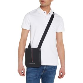 Tommy Hilfiger Th Central Mini Crossover Siyah Erkek Postacı Çantası