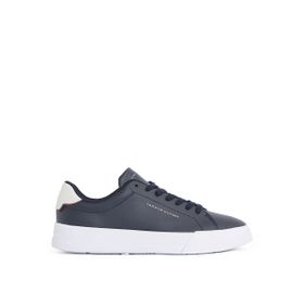 Tommy Hilfiger Th Court Lth Detail Ess Lacivert Erkek Klasik Sneaker