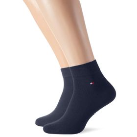 Tommy Hilfiger TH MEN Quarter 2P Mavi Erkek Spor Ayakkabı Çorabı