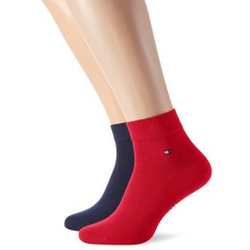 Tommy Hilfiger TH MEN Quarter 2P Mavi Erkek Spor Ayakkabı Çorabı