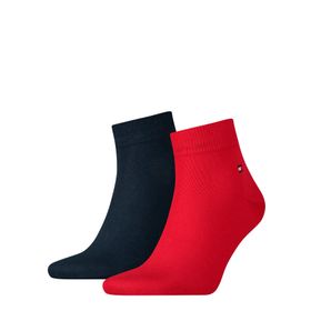 Tommy Hilfiger TH MEN Quarter 2P Mavi Erkek Spor Ayakkabı Çorabı