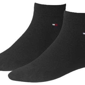 Tommy Hilfiger TH MEN Quarter 2P Siyah Erkek Spor Ayakkabı Çorabı