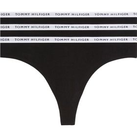 Tommy Hilfiger Thong Siyah 3'lü Kadın Külot