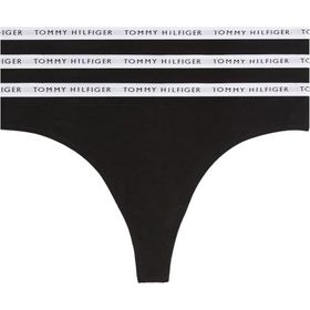 Tommy Hilfiger Thong Siyah 3'lü Kadın Külot