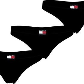 Tommy Hilfiger Thong Siyah 3'lü Kadın Külot
