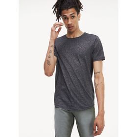 Tommy Hilfiger Tjm Camo Ground Logo Tee Beyaz White Ybr Erkek Üst Ve T-Shirt