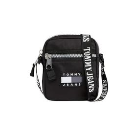 Tommy Hilfiger TJM HERITAGE REPORTER 16x14x4 cm Siyah Erkek Fermuarlı Postacı Çantası