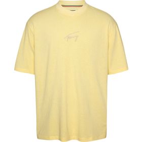 Tommy Hilfiger Tjm Ovz Signature Gd Tee Sarı Erkek T-shirt